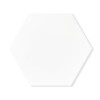 Cerámica para pared Blanco Hexagonal brillante Cerámica Para Pared Blanco Hexagonal Brillante
