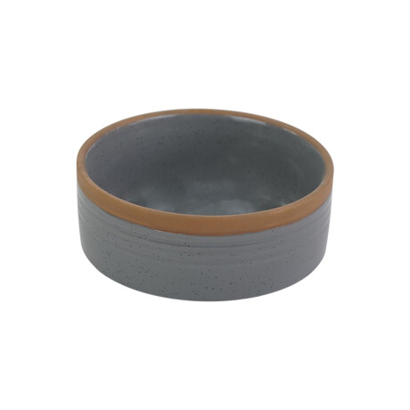 BOWL CERAMICA CHATO COLOR GRIS GUARDA MARRON BOWL CERAMICA CHATO COLOR GRIS GUARDA MARRON