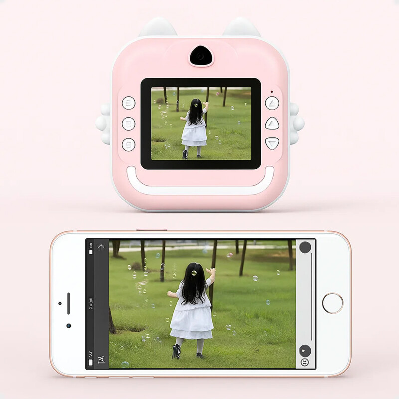 Cámara Infantil Con Impresión Instantánea De Fotos Cámara Infantil Con Impresión Instantánea De Fotos
