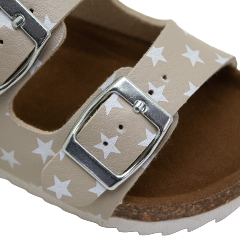 Sandalias Chill Sunday de Niños - YF24K Beige-blanco