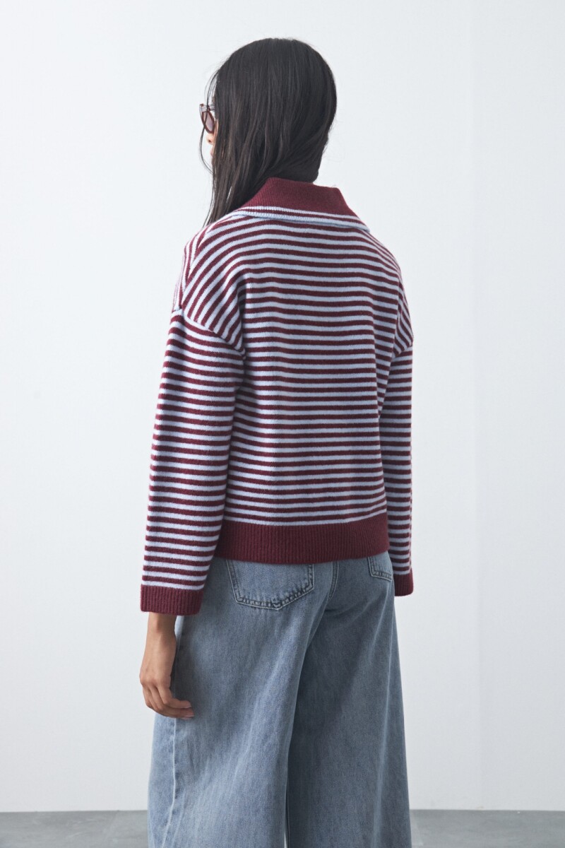 SWEATER <br /> TUMBES Bordó