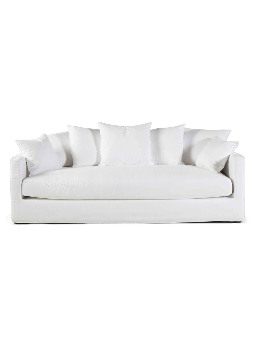 LYON - SOFA LYON 2022 3 PLAZAS TELA ZENITH NIEVE 240X100X70H CM 