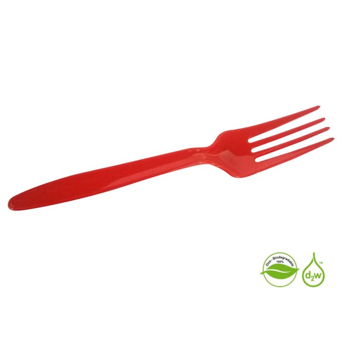 Tenedor Biodegradable x10 Unidades - Fucsia 