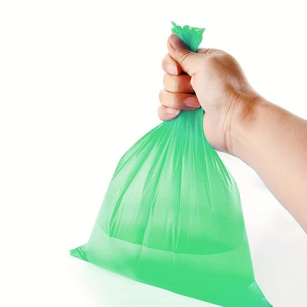 Bolsas Sanitarias Para Mascotas x12 + Llavero Dispensador Variante Color Verde