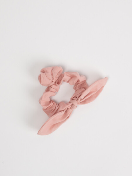 Scrunchie moña Rosa