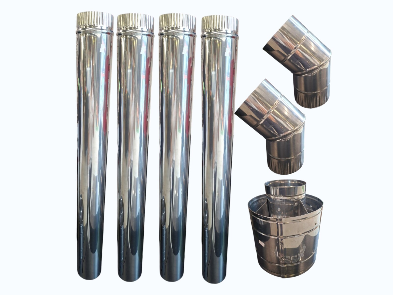 Kit de caños p/ Calefactor HEROS Hidro (pared) 