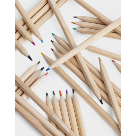 Set De Lapices Combinacion Multicolor