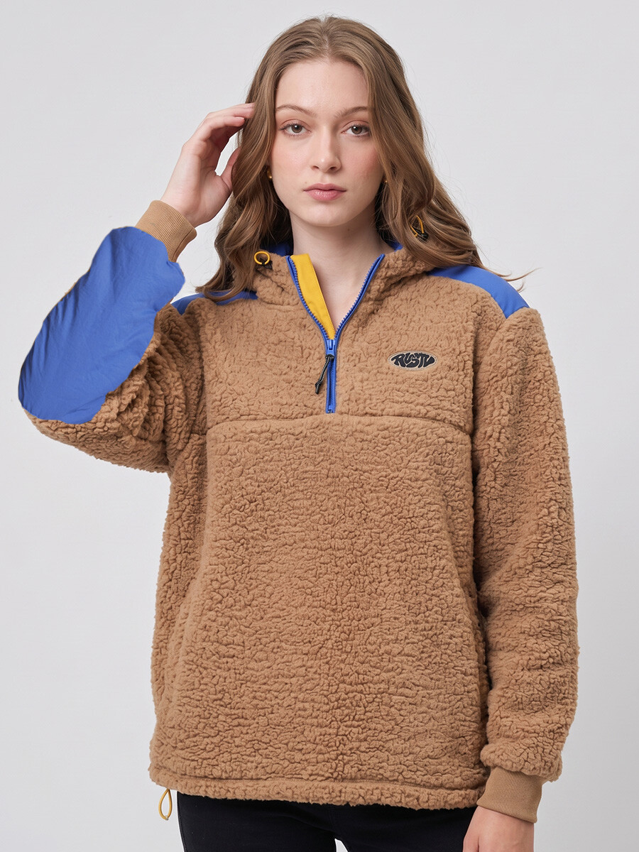 CANGURO S/C ELLES ( SHERPA ) RUSTY - Caramelo 
