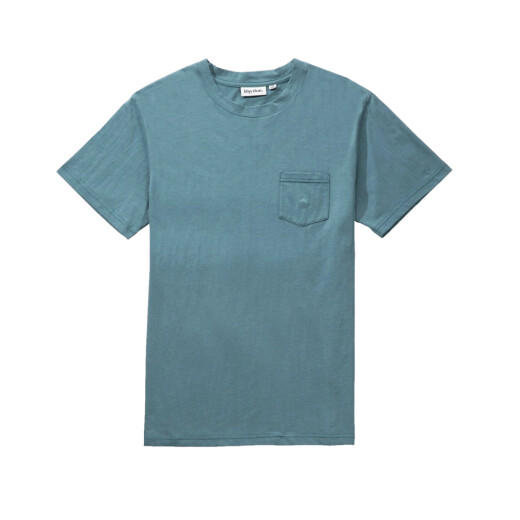 Remera MC Rhythm Embroidered Pocket - Teal Remera MC Rhythm Embroidered Pocket - Teal