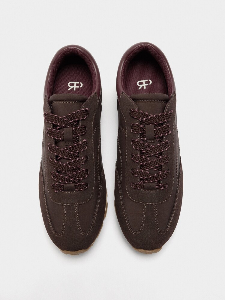 Zapatillas Combinadas marron