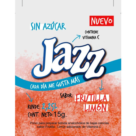 REFRESCO POLVO JAZZ S/AZUCAR FRUTILLA/LIMON 2.25LT REFRESCO POLVO JAZZ S/AZUCAR FRUTILLA/LIMON 2.25LT