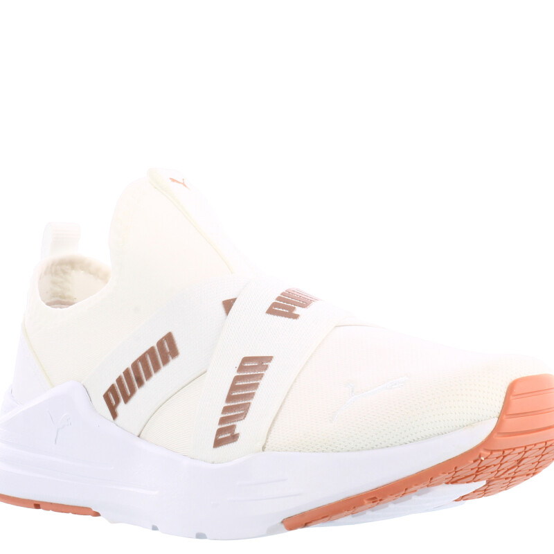 Championes de Mujer Puma Wired Run Slipon Wns Blanco - Dorado