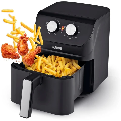 Freidora Sin Aceite Marvo 4l Timer Control Temperatura Atrix Freidora Sin Aceite Marvo 4l Timer Control Temperatura Atrix