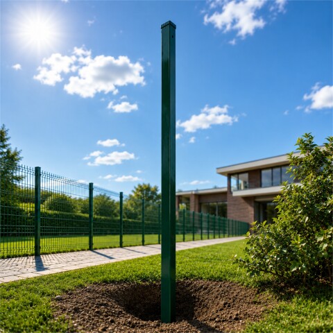 Poste para Cerco Perimetral 2,4 m Verde