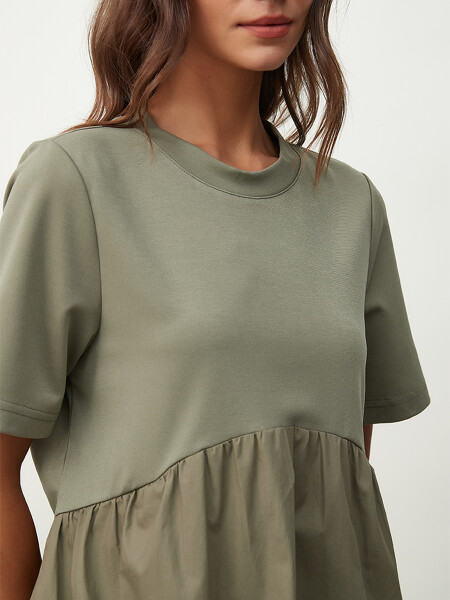 VESTIDO VALTHOR VERDE GRISACEO