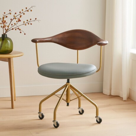 Silla de escritorio ROCHE Marrón