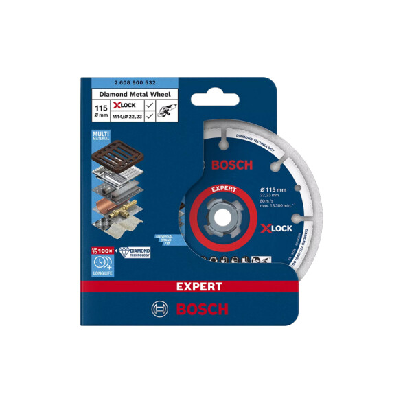 Disco diamantado p/metal Ø115x22.23mm Expert Bosch BS3244