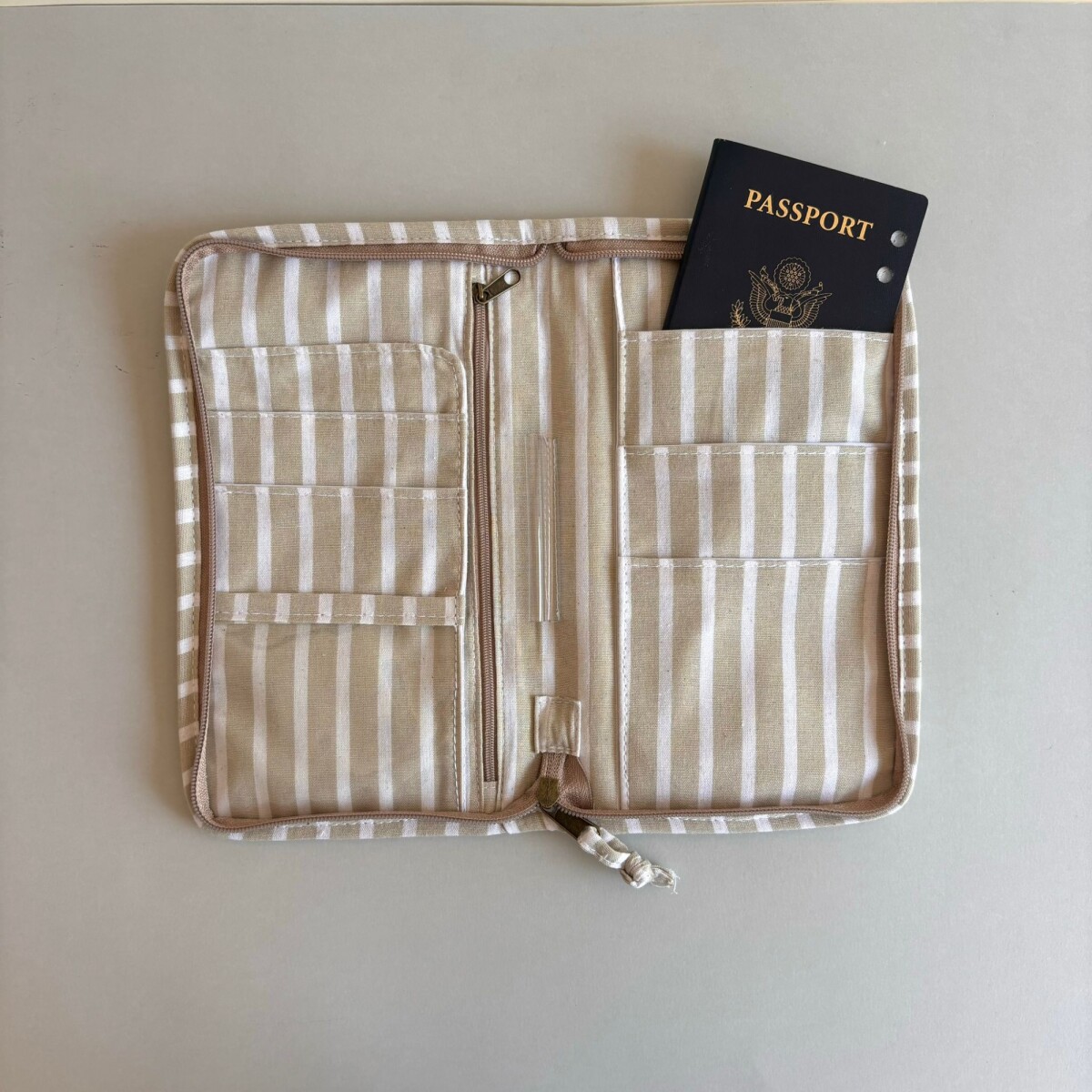 Portadocumentos Travel - Coco Beige 