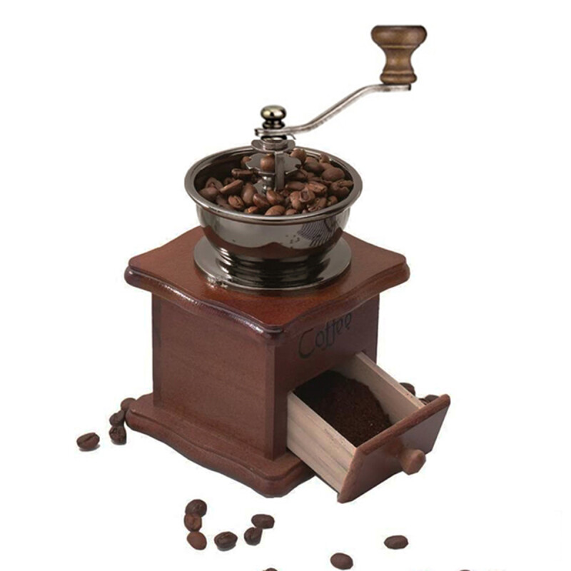 Molinillo manual de café en madera MARRON