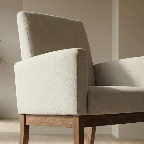 Butaca Claudia - Tela Rústica 290-G2 (Beige)