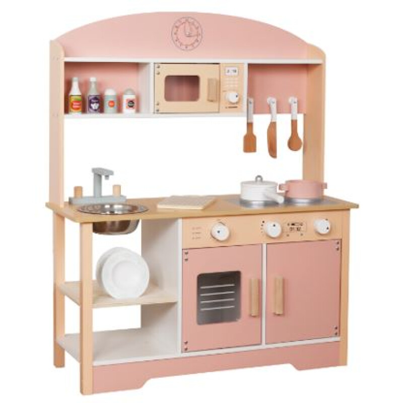 COCINA MADERA INFANTIL COLOR ROSADA COCINA MADERA INFANTIL COLOR ROSADA