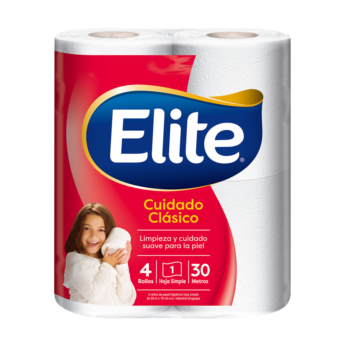 Elite Papel Higienico Cuidado Clásico X4 