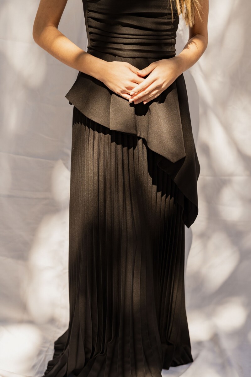 FALDA OLIVIA MAXI NOIR FALDA OLIVIA MAXI NOIR
