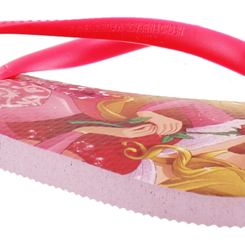 Sandalia de Niños Havaianas Kids Slim Princes Rosado - Crema