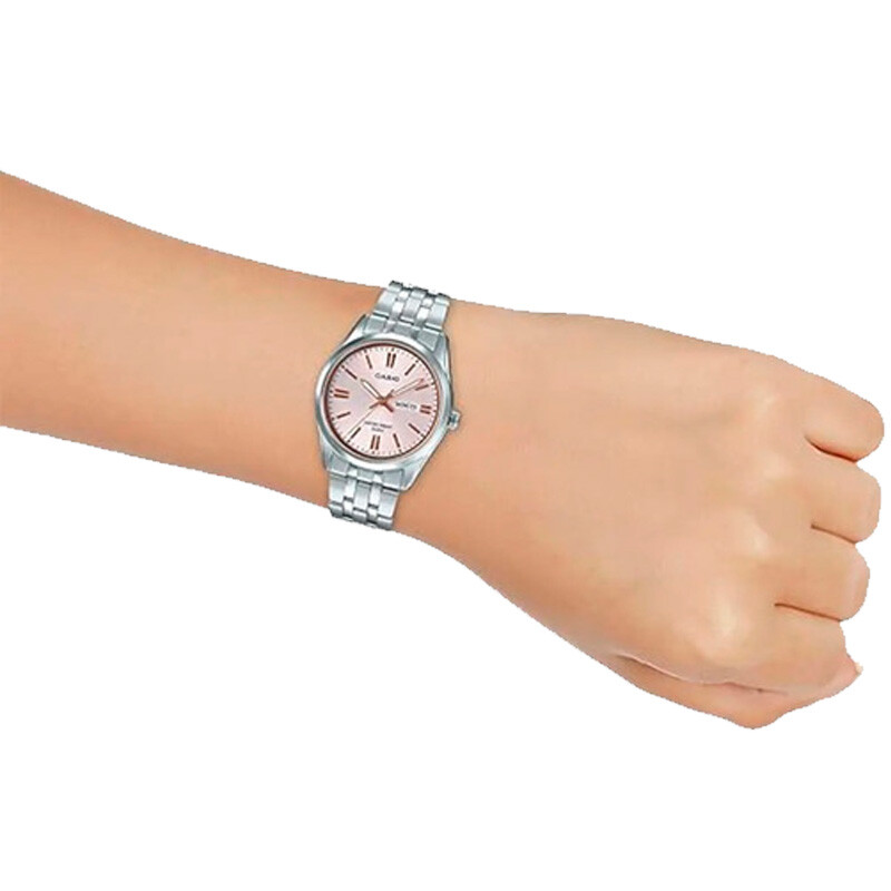 Reloj de Dama con fondo Rosa LTP-1335D-4AVDF Reloj de Dama con fondo Rosa LTP-1335D-4AVDF