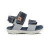Molekinho Sandalia Casual C/velcro Marino-gris