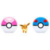 Cinturón Pokemon Clip N Go Evee Rosa Azul