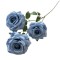 Rama De Rosas x3 Azul Pastel