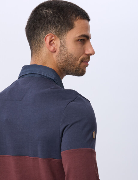 REMERA POLO DE ALGODÓN Azul