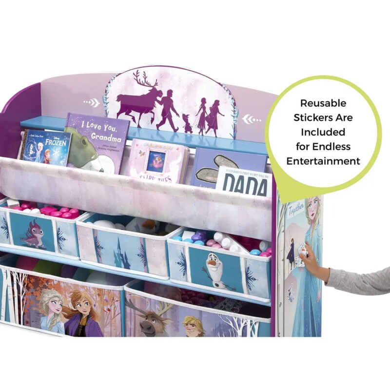 Baúl Organizador Disney De Libros y Juguetes Frozen II