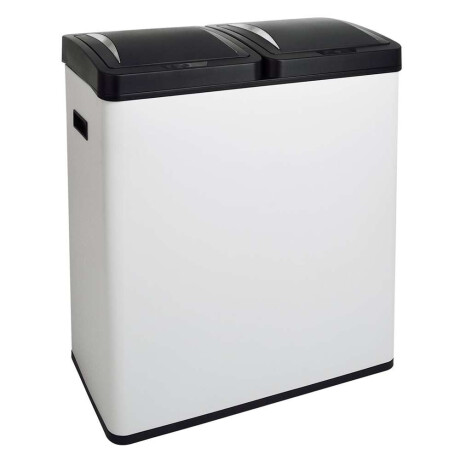 Papelera 60L(30L X2) 2 Compartimentos C/Sensor Blanco