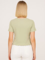 Remera Manela Verde Grisaceo