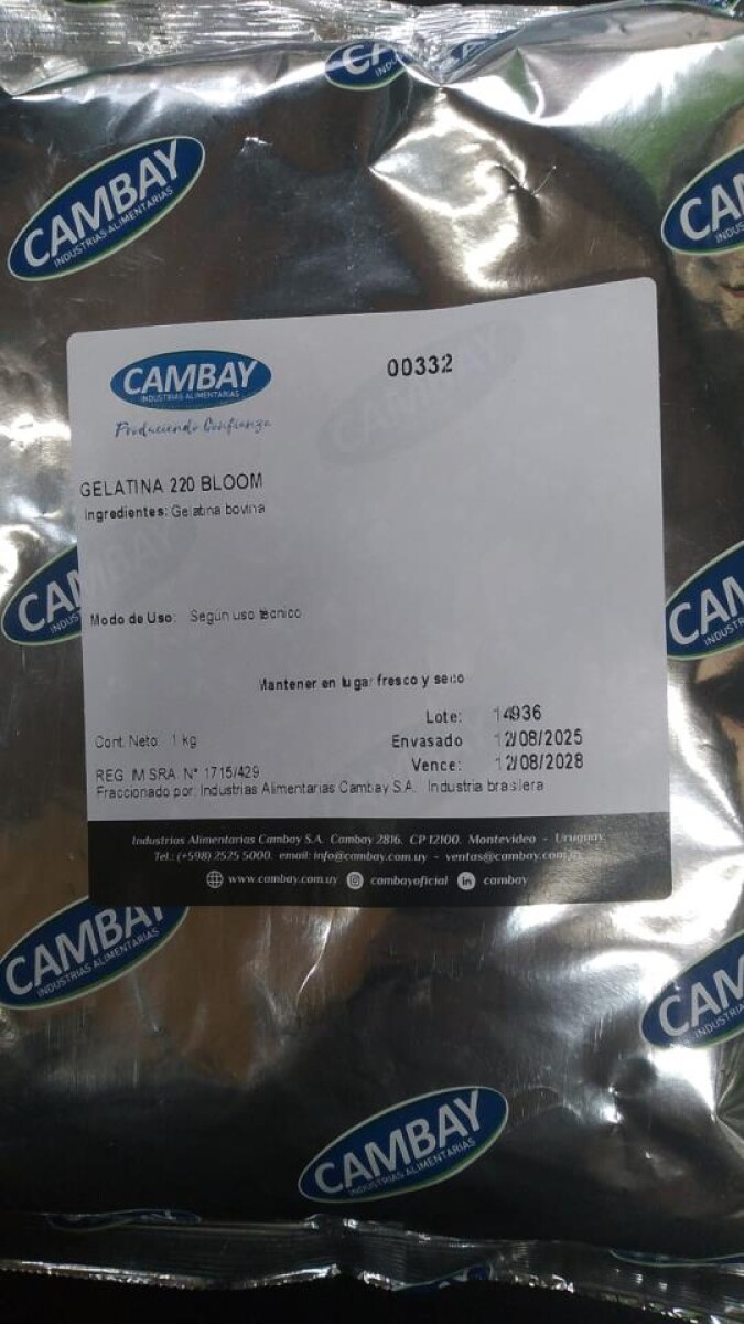 NAT-GELATINA SIN SABOR CAMBAY X 1K 