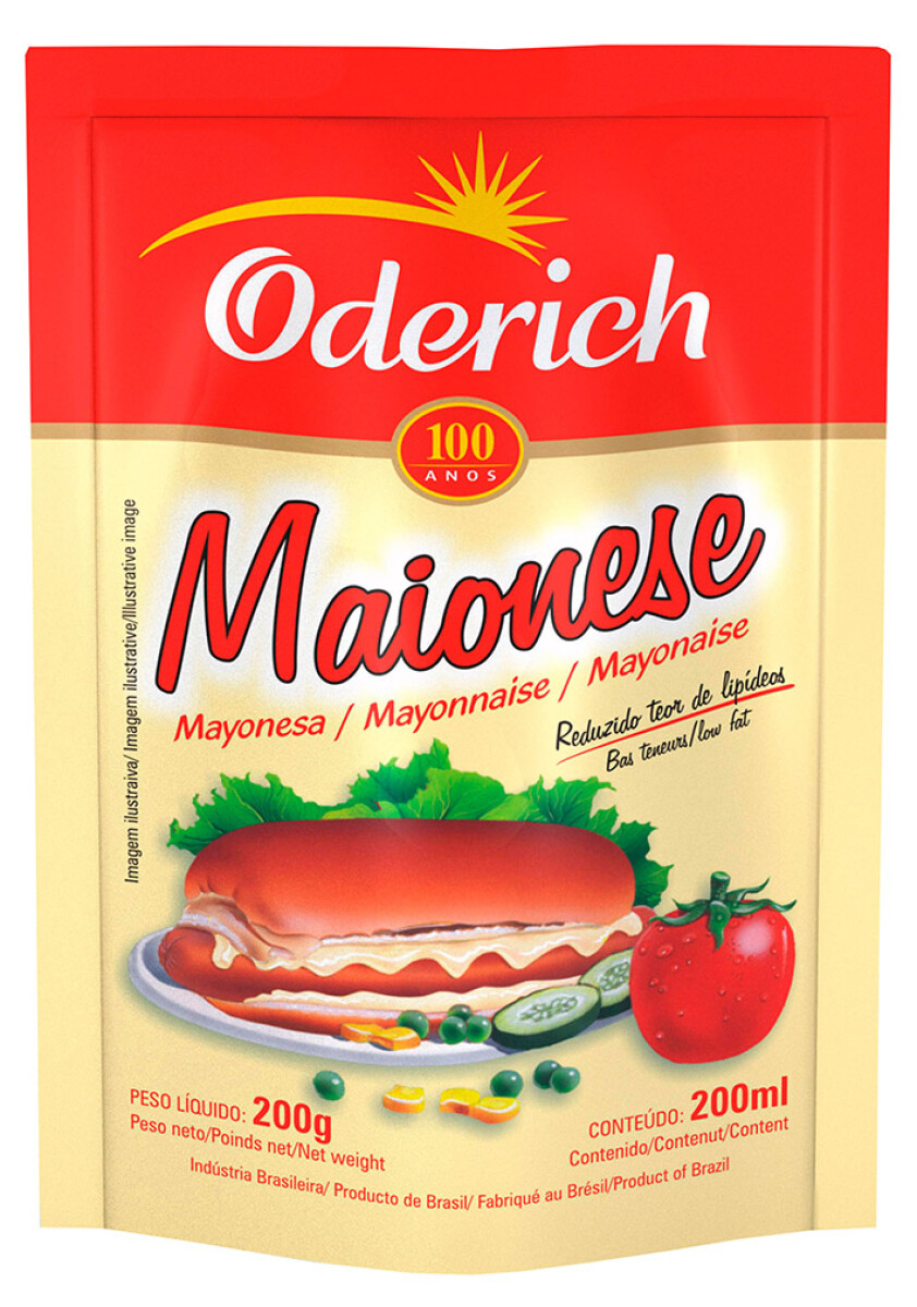 MAYONESA ODERICH D/P 200G 