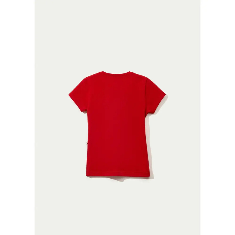 CAMISETA MM FEM VERMELHO ESCURO
