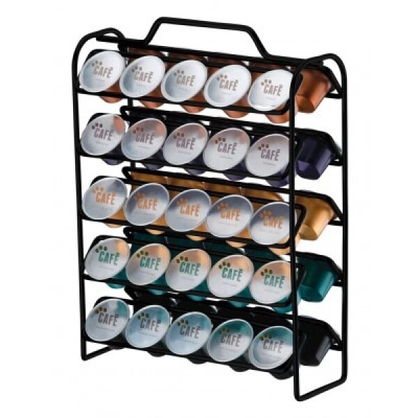 SOPORTE NEGRO PARA CAPSULAS DE CAFÉ (50 CAPSULAS) COMPATIBLE CON NESPRESSO SOPORTE NEGRO PARA CAPSULAS DE CAFÉ (50 CAPSULAS) COMPATIBLE CON NESPRESSO