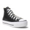 Championes Unisex Converse Plataforma Chuck Taylor Lift Negro - Blanco