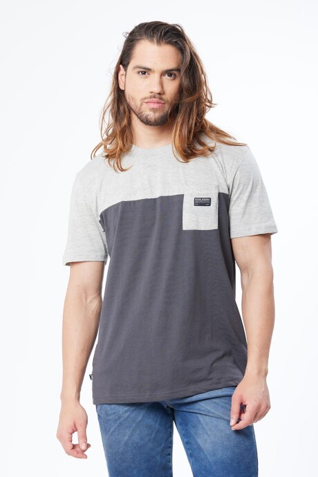 T-SHIRT TOBY DIXIE Gris