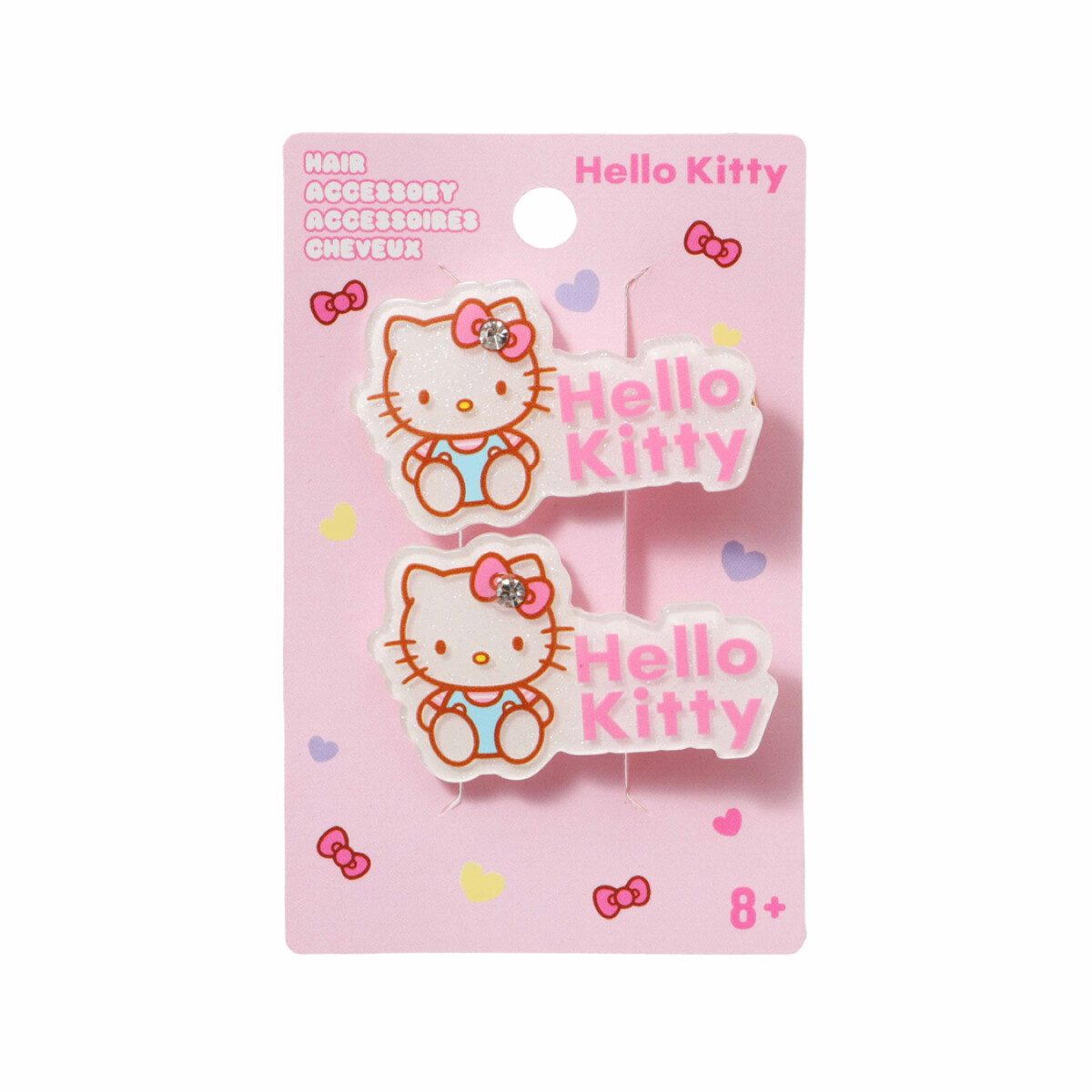 Broches hello kitty 2pcs - diseño 1 