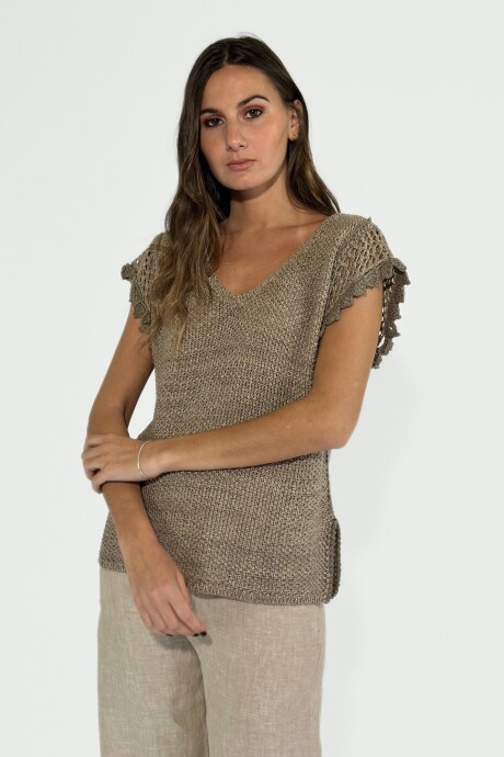 TOP TEJIDO LYRA Vison