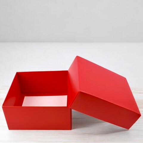 Caja 04 - 12x12x6 cm. ROJO