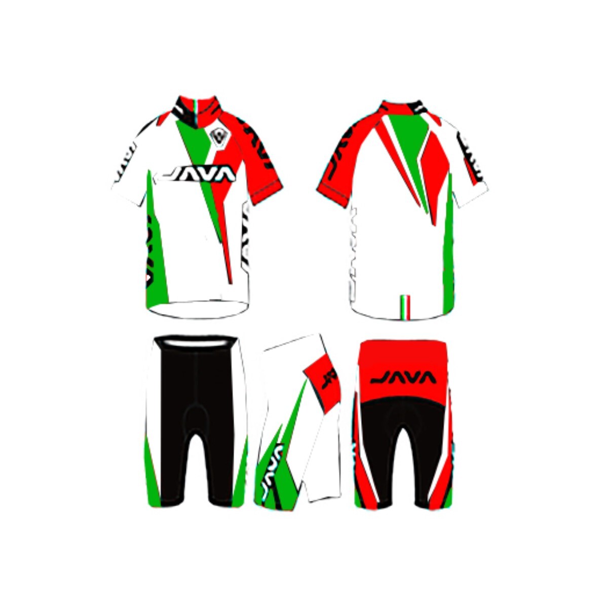 Jersey Java Para Ciclismo Talle L\n 