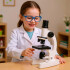 Microscopio Infantil Niños C/ Aumento 1200x 360° Kit Ciencia Color Blanco