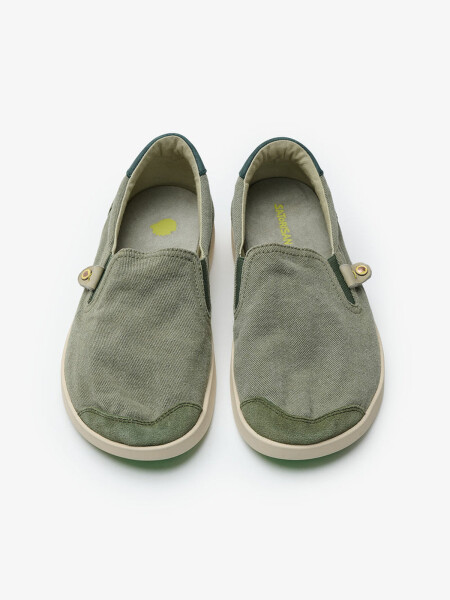 SHOES SATORISAN KUNG FU COTTON VINTAGE KAKHI