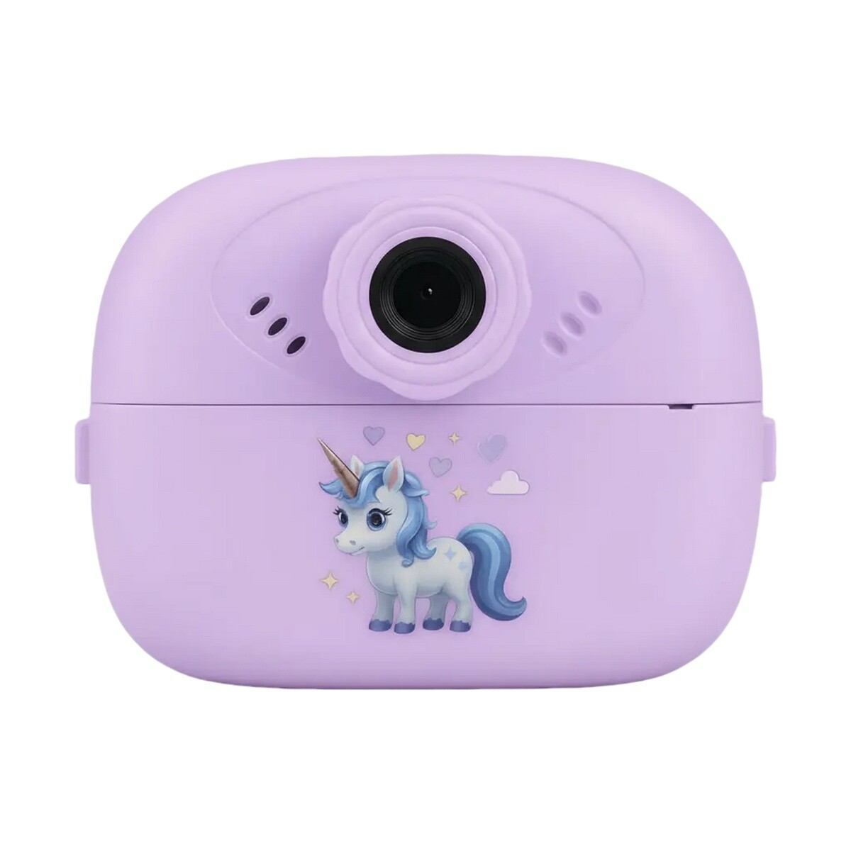 Camara Digital de fotos infantil impresión instantanea violeta 