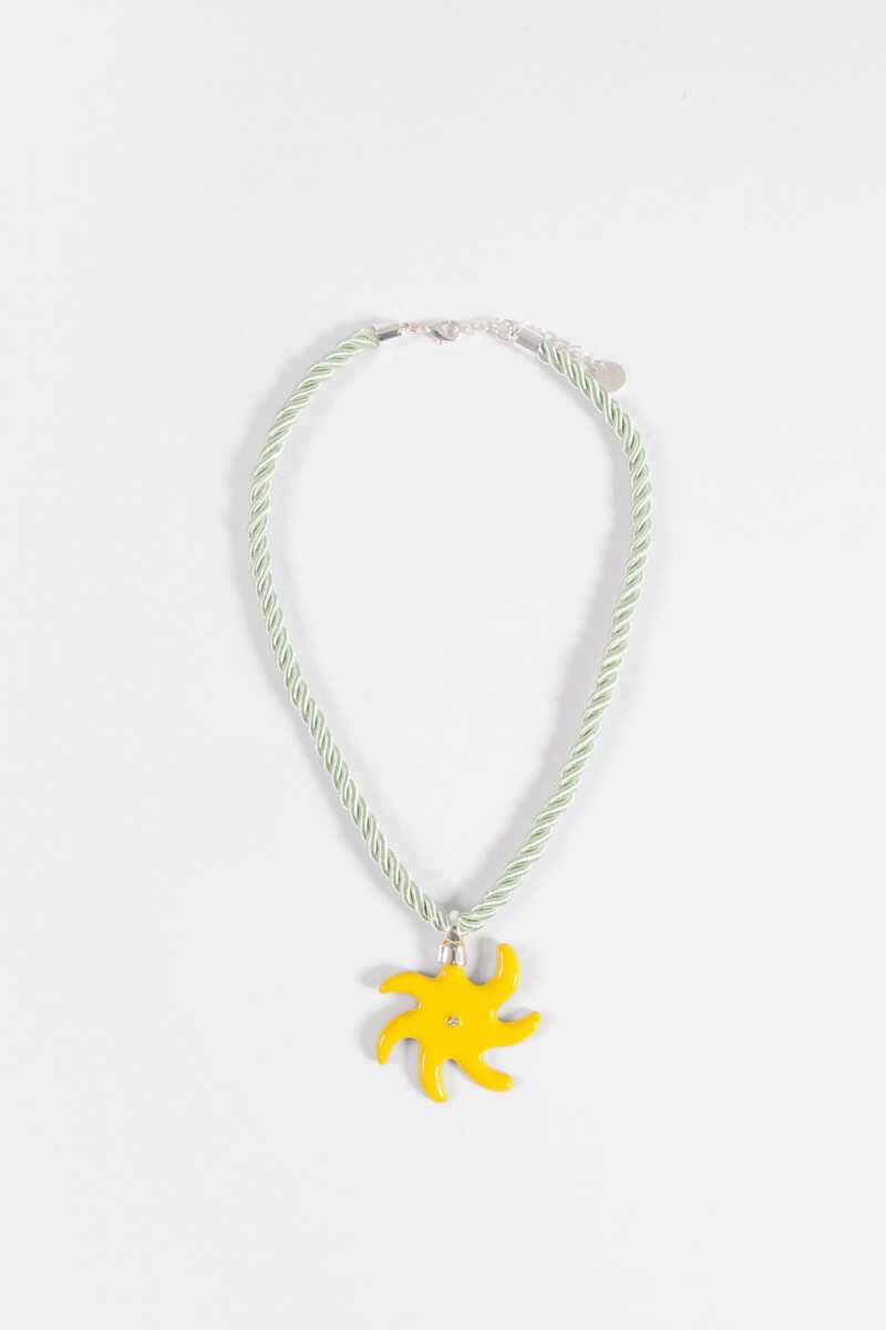 PREVENTA Collar cordón sun amarillo